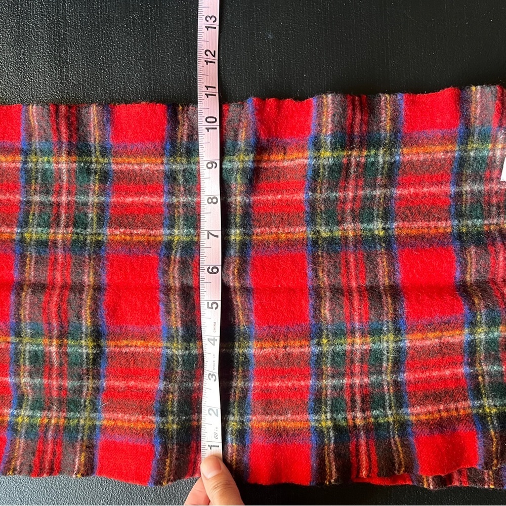 Vintage The Scotch House Scarf London Paris Cashmere Johnstons Elgin Scotland - Picture 7 of 8
